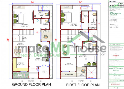 double story house floor plan