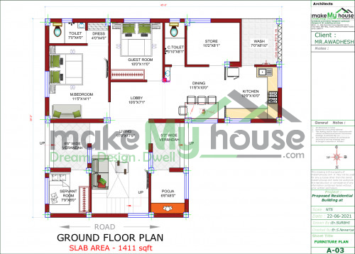 double story house floor plan