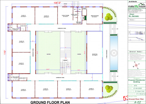 108x110 school plan