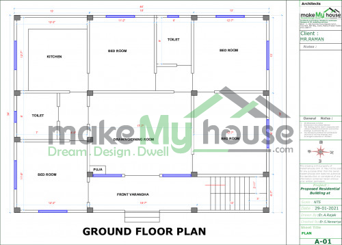 triplex 2d Elevation