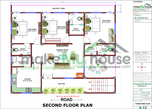 east facing floor plan 