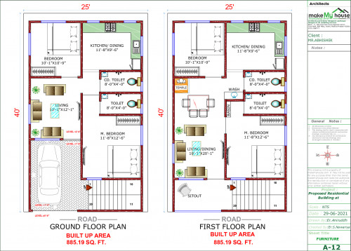 double story house floor plan