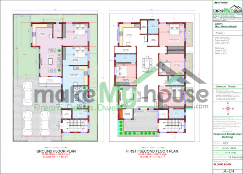 triplex house exterior design