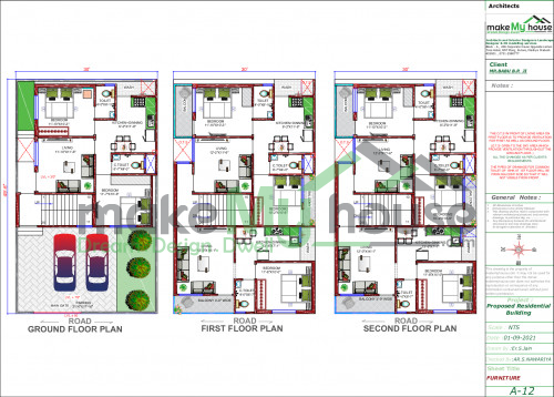 residential cum commercial floor plan