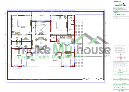 triplex 2d Elevation