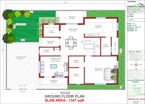 triplex house floor plan