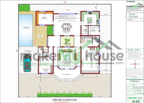 12800 Sqft House Plan with Vastu Compliance