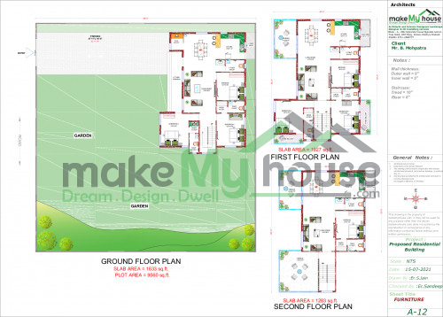 triplex 3d elevation 