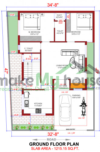 modern house floor plan