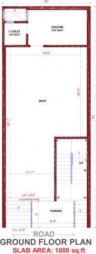 triplex house floor plan