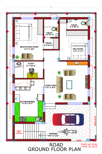 residential cum commercial plan for rental