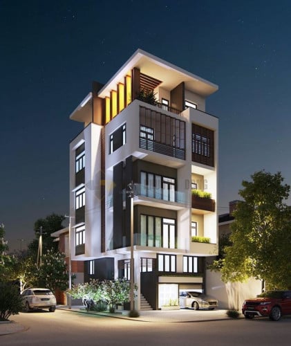 Multistorey Residential Building Elevation
