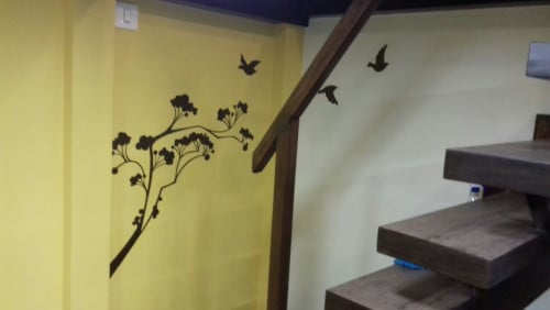 Wall Sticker at Staircase Area 