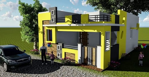 Small residential house