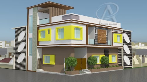 Elevation of Residential house