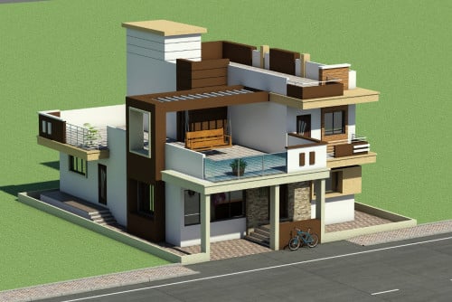 3D View of Residential House