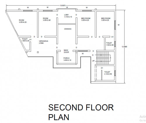 Floor Plan for Residential Building