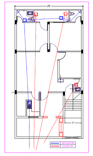 Floor Plan of Residential House