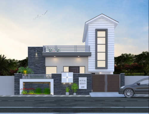 Elevation Images of Residential House