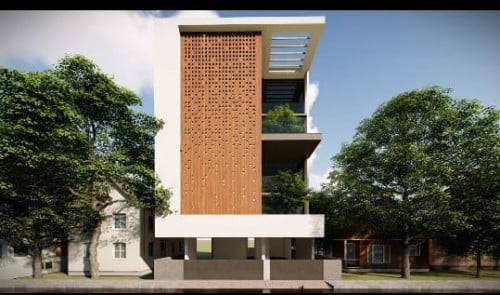 Triplex House Elevation Design