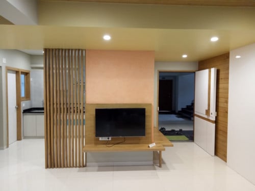 Wooden TV Cabinet Design