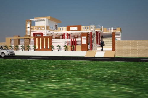 Hariyana Style House Elevation