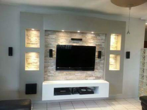 Living room TV cabinet design