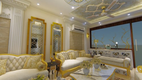 Rich Luxury Sofa design