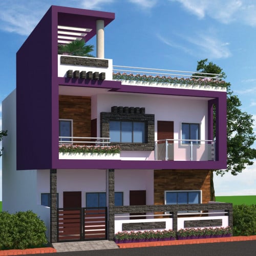 Elevation Colour Theme for house