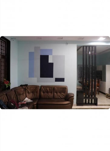 Living room wall design
