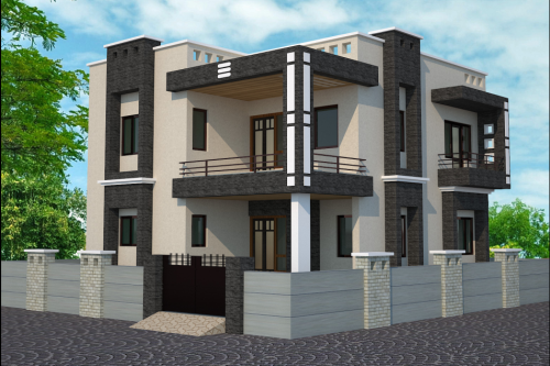 Residential house Elevation Design