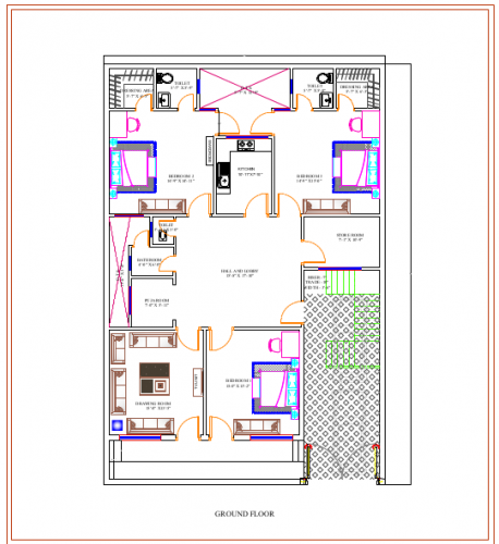 Residential Floor plan 