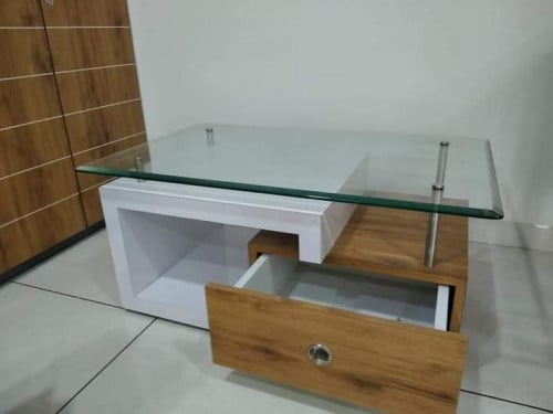 Wooden Glass Center Table