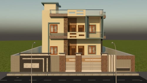 Front House Elevation 