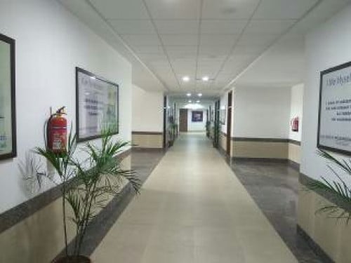School Corridor Interior