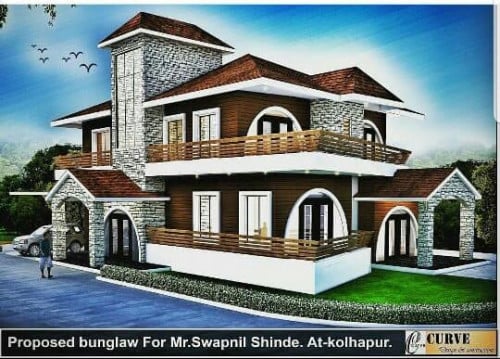 Residential Bungalow Elevation