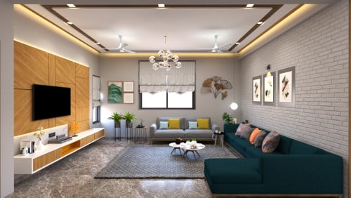 Luxury Living room interior