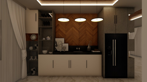 modular kitchen interior 