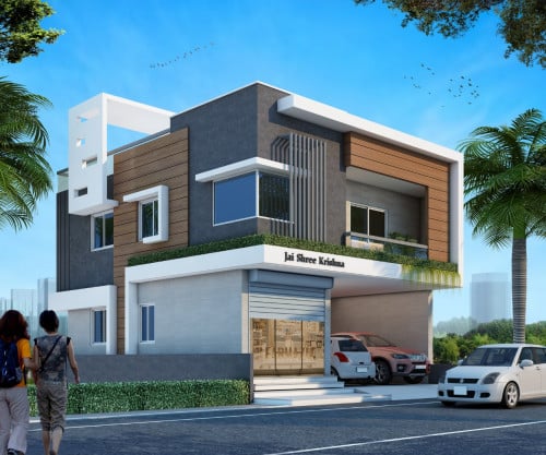 Residential house elevation designs 