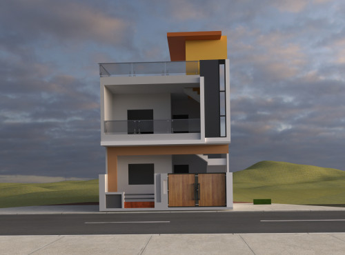 3D FRONT ELEVTION