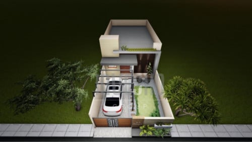 Top View Elevation for House 