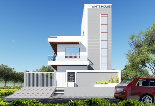 Front Elevation Of House | Best Exterior Design Architectural Plan ...