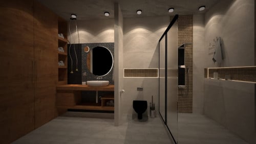 Luxury Bathroom Interior 