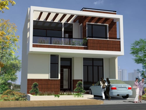 Double Story Residential House 