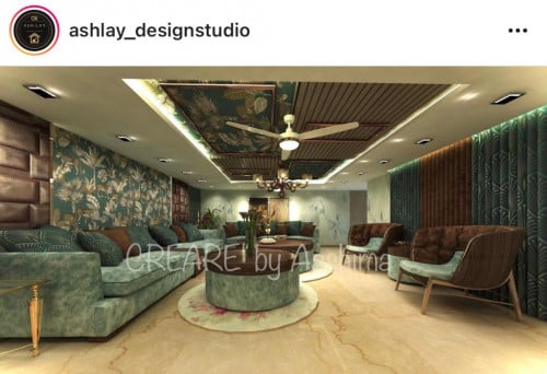 Luxury Living Room Interior 