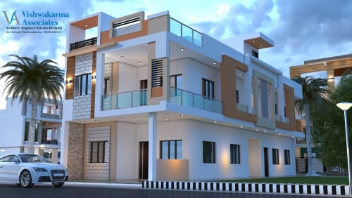 Residential Double Story House 