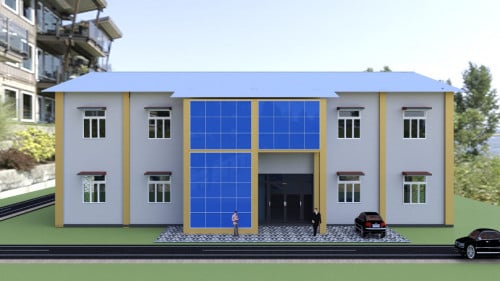 G+1 commercial elevation 