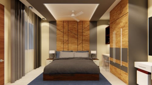 3d view for Bedroom