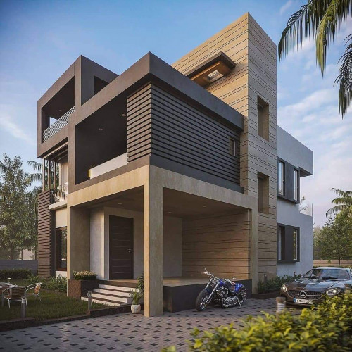 3D House Elevation 
