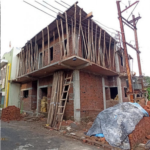 Double Story House Construction